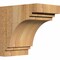 Ekena Millwork Pescadero Rough Sawn Corbel, Western Red Cedar, 4"W x 6"D x 6"H COR04X06X06PEC00RWR - alternate 1